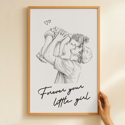 Custom Gift With Photo Father's Day Gift For Dad, Husband - Personalized Poster – view 6