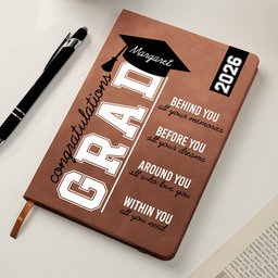 Inspirational Graduation - Personalized Journal – view 4