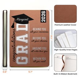 Inspirational Graduation - Personalized Journal – view 5