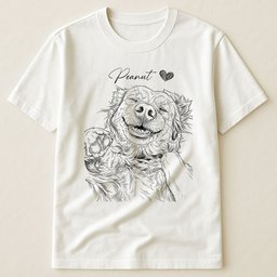 Custom Pet Portrait Shirt - Personalized Photo Shirt – view 2