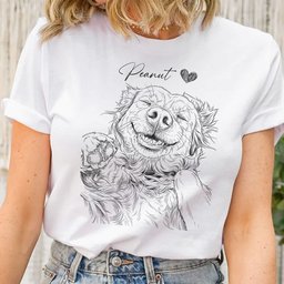 Custom Pet Portrait Shirt - Personalized Photo Shirt – view 4
