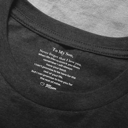 Never Forget That I Love You Gift For Son - Personalized Shirt – view 5