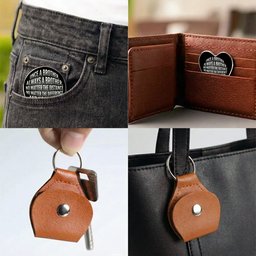 Once A Brother, Always A Brother, No Matter The Distance - Personalized Leather Pocket Hug – view 4