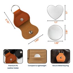 Once A Brother, Always A Brother, No Matter The Distance - Personalized Leather Pocket Hug – view 7
