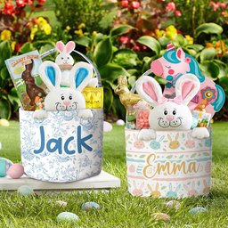 Custom Name Easter Pattern - Personalized Easter Basket – view 4