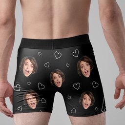I Love Your Face Especially When It's Between My Legs - For Him - Personalized Men's Boxer Briefs – view 4