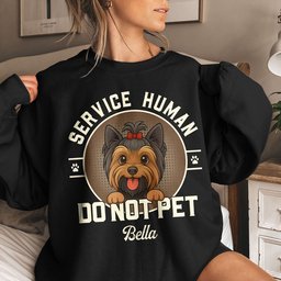 Service Human - Dog New Version - Personalized Shirt – view 5