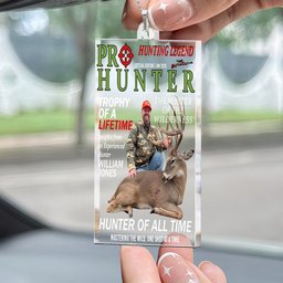 Pro Hunter - Personalized Photo Rear View Mirror Accessory – view 2
