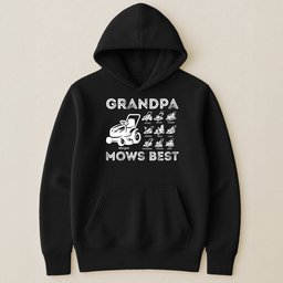 Grandpa Mows Best - Personalized Shirt – view 5