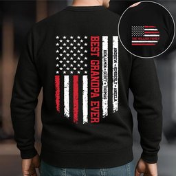 Best Grandpa Ever, Best Dad Ever - Custom With Kids' Names - Personalized Shirt – view 5