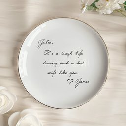 Custom Message - Valentines' Day Gifts For Her, Wife, Girlfriend - Personalized Jewelry Dish – view 5