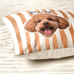 Custom Pet Portrait Dog Lover Cat Lover Gift - Personalized Photo Pillow (Insert Included) – view 6