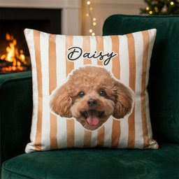 Custom Pet Portrait Dog Lover Cat Lover Gift - Personalized Photo Pillow (Insert Included) – view 2