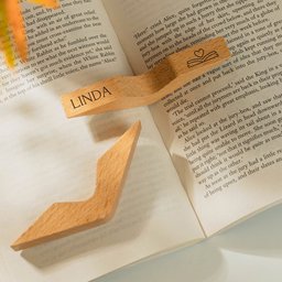 Book Lover, Custom Name, Monogram - Personalized Book Page Holder – view 3