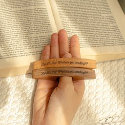 Smut Reader Humor Gifts For Her, Smut Book Lovers Gift - Personalized Book Page Holder – view 4