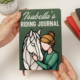 Riding Journal - Personalized Leather Journal – view 2