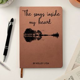 The Song Inside My Heart - Personalized Leather Journal – view 3
