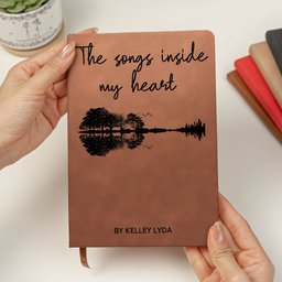 The Song Inside My Heart - Personalized Leather Journal – view 4
