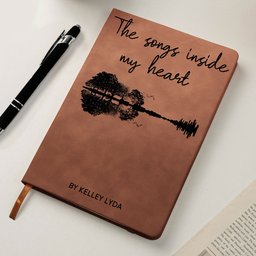 The Song Inside My Heart - Personalized Leather Journal – view 6