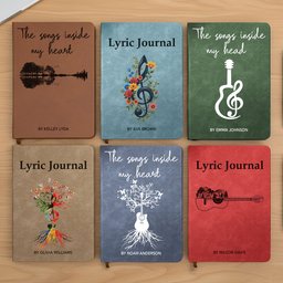 The Song Inside My Heart - Personalized Leather Journal