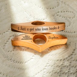 Just A Girl Who Loves Books - Personalized Book Page Holder – view 3