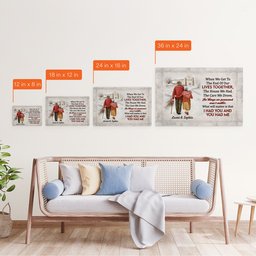 Anniversary Gift When We Get To The End Of Our Lives - Personalized Poster/Canvas – view 6