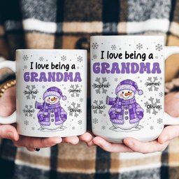 I Love Being A Grandma - Personalized Mug – view 4