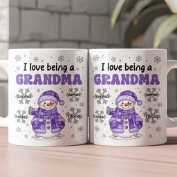 I Love Being A Grandma - Personalized Mug – view 2