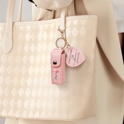 If Besties Were Flowers I'd Pick You Light Ver - Personalized Leather Lipstick Case With Mirror Keychain – view 5