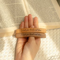 Long Distance Friends Siblings, Family - Personalized Book Page Holder – view 4