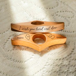 Long Distance Friends Siblings, Family - Personalized Book Page Holder – view 3