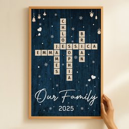 Our Family Scrabble - Personalized Poster – view 5