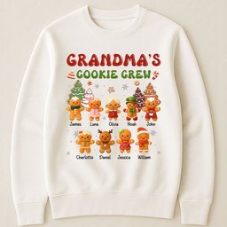 Grandma's Cookie Crew - Personalized Shirt – view 3