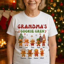 Grandma's Cookie Crew - Personalized Shirt – view 2