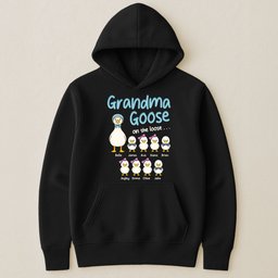 Grandma Goose On The Loose - Personalized Shirt – view 4