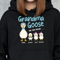 Grandma Goose On The Loose - Personalized Shirt – view 5