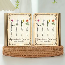 Grandma's Garden - Personalized Book Lamp – view 2