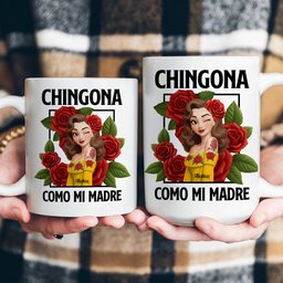 Hispanic Woman Hispanic Month Gift For Hispanics And Latinos - Personalized Mug – view 4