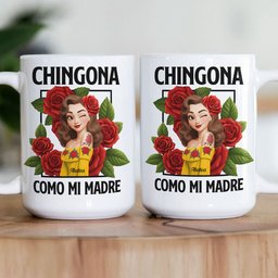 Hispanic Woman Hispanic Month Gift For Hispanics And Latinos - Personalized Mug – view 3