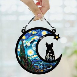 Puppy Loss - Personalized Window Hanging Suncatcher Ornament – view 2