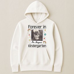 Forever In Kindergarten Custom Grade Teacher Gift - Personalized Photo Shirt – view 6