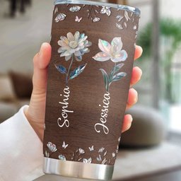 It Takes A Long Time To Grow An Old Friend Birth Month Ver - Personalized Tumbler Cup – view 3
