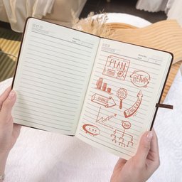 One More Chapter Of Life - Personalized Leather Journal – view 4