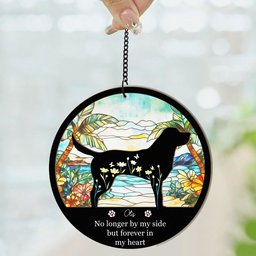 My Favorite Hello & Hardest Goodbye - Personalized Window Hanging Suncatcher Ornament – view 2