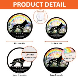 My Favorite Hello & Hardest Goodbye - Personalized Window Hanging Suncatcher Ornament – view 4