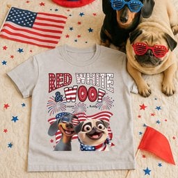 Red White Woof - Custom Independence Day Gift Set For Pet Parents – view 6