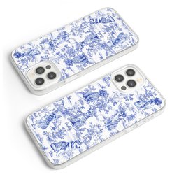 Dog Lover Gifts Toile De Jouy Dog Custom Breeds - Personalized Clear Phone Case – view 3