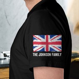 Legend, Husband, Dad And Grandpa - UK Flag Version - Personalized Shirt – view 2