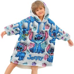Ohana Means Family - Personalized Ohana Blanket Hoodie – view 4