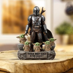 The Best Dad, Grandpa, Uncle,.. - Personalized The Force Custom Shaped Acrylic Plaque – view 2